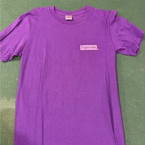 Supreme Violet Tee with Logo